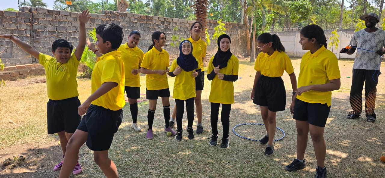 Learners enjoying outdoor sports and PE activities